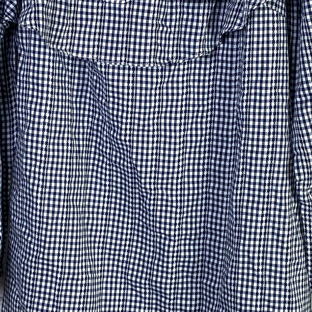 Adelyn Rae Gingham One-Shoulder Ruffle Dress - Picture 4 of 7